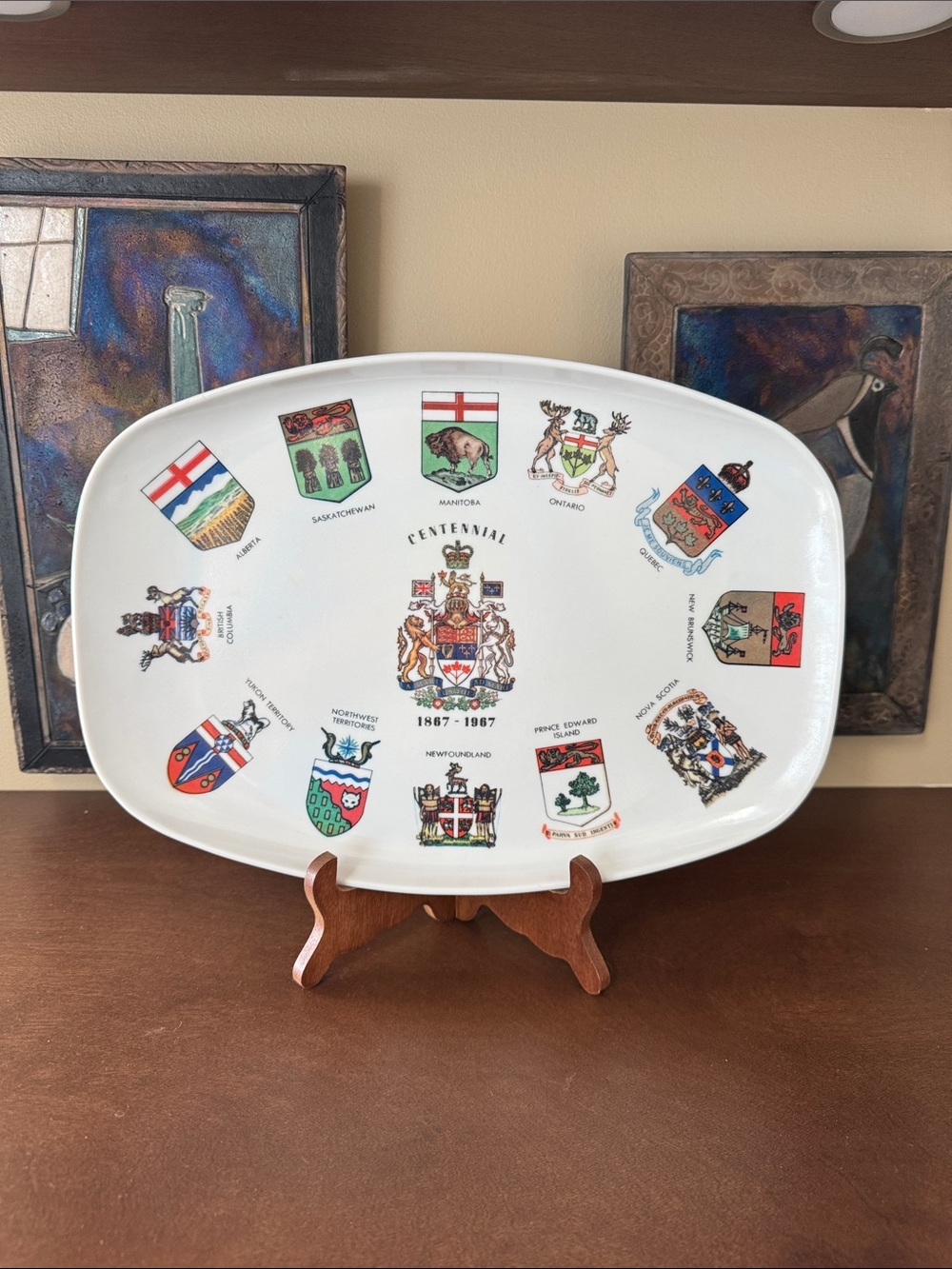 Vintage 1967 Canadian Centennial Melmac Serving Tray – Maplex Toronto